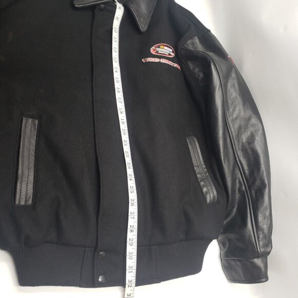 Men's Large Nascar Canadian Tire Series Jacket Fast Track Tour Snap Large - Picture 4 of 16
